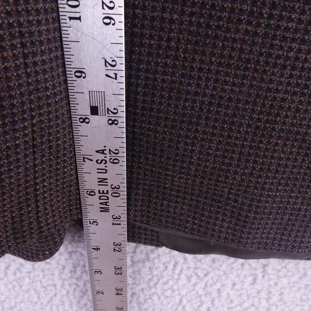Canali Proposta Mens Brown Textured 100% Virgin Wool Blazer Sport Coat Italy 54R